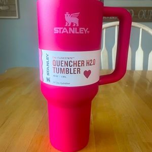 Stanley 40oz. Quencher H2.0 Tumbler in Magenta. Valentine’s Day Edition.